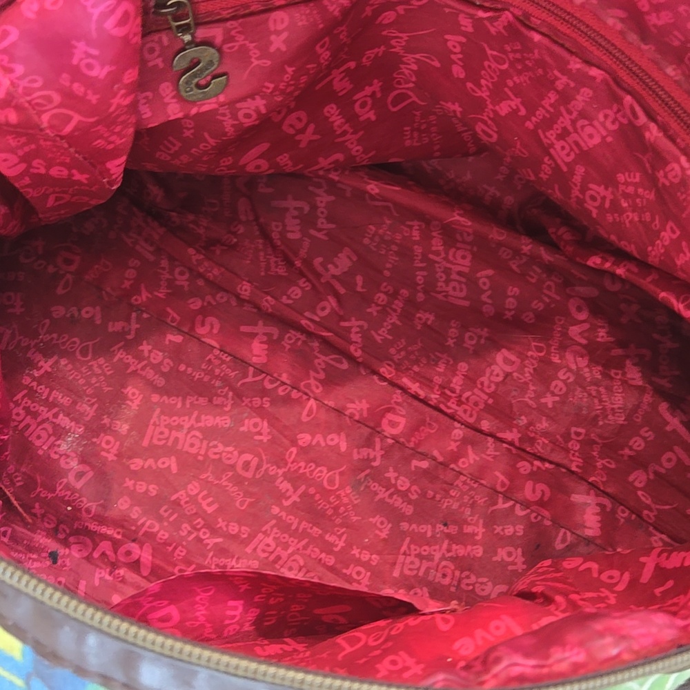 Desigual Canvas, Patchwork, Shoulder Bag - image 7